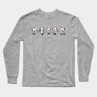 Dancing Panda Long Sleeve T-Shirt